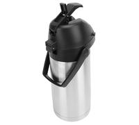 OVAQUIXI Distributeur de café en Acier Inoxydable, Carafe à café Thermique avec Pompe, pour Boissons Chaudes et Froides, Bureau et Maison (1.9L)