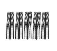 OVAQUIXI Dos de Reliure à Feuilles Mobiles, Peigne de Reliure en Plastique PP 30 Trous, Diamètre Intérieur de 22 Mm, 10 Pièces, Dos de Lisse Réutilisable pour Tourner les Pages, pour les étudiants