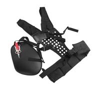 OVAQUIXI Double Bandoulière, Harnais de Réglable Confortable pour Tondeuse à Gazon, Débroussailleuse, avec Anneaux Coulissants pour MFS 520 BC52 BC520 MS49 MS52