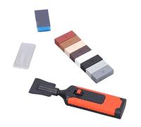 OVAQUIXI Ensemble de Blocs de Cire pour Réparation de Carrelage, Stylo Chauffant électrique pour Pierre, Porcelaine, 8 Couleurs, Blocs de Cire, Stylo de électrique, Bloc de Grattage,