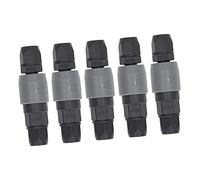 OVAQUIXI Ensemble de Connecteurs Rapides Pneumatiques, Connecteur Rapide pour Conduits en Acier et Plastique avec Fonction de Verrouillage Automatique, Idéal pour les Applications de Compresseur