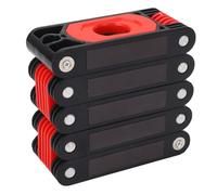 OVAQUIXI Ensemble de Crayons et de Trous, Matériau ABS, Porte-mine Multifonctionnel, Outil de Mesure Précis pour le Travail du Bois et la Menuiserie