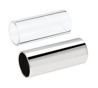 OVAQUIXI Ensemble de Glissières de Guitare en Acier Inoxydable et de qualité Supérieure, Surface élégante pour de Jolis Sons, Diamètre Extérieur de 2,5 Cm, Longueur de 6 Cm - Convient aux Amateurs