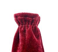 OVAQUIXI Ensemble de Housses de Pédale de Piano avec Bande élastique, étui de Protection Durable pour Pianos à Queue et Verticaux, 3 Pièces, Noir, Rouge, Vert (rouge)