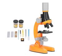 OVAQUIXI Ensemble de Microscopes, Grossissement Réglable 1200x pour Améliorer Vos Compétences (Orange)
