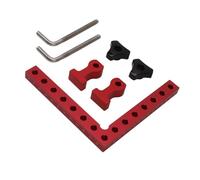 OVAQUIXI Ensemble de Pinces d'Angle en Aluminium de Positionnement à 90 Degrés pour les Marchands de Cadres Photo Kit de Pinces à Angle Droit de 7 Pièces pour les Menuisiers, les Artistes, (Style 4)