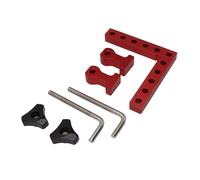 OVAQUIXI Ensemble de Pinces d'Angle en Aluminium de Positionnement à 90 Degrés pour les Marchands de Cadres Photo Kit de Pinces à Angle Droit de 7 Pièces pour les Menuisiers, les Artistes, (Style 2)