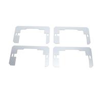 OVAQUIXI Entretoise de Plaque Murale, Dispositif de Montage Affleurant en Acier galvanisé Fiable, Plaque de Nivellement pour la Réparation des Fuites dans les Projets de Rénovation Domiciliaire