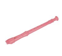 OVAQUIXI Flûte de Clarinette 8 Trous avec Guide de doigté et Tige de Nettoyage pour Enfants Débutants, Jaune, 12,6 X 1,2 Pouces (PINK)