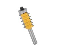 OVAQUIXI Fraise à Moulurer et Tenonner, Carbure, à Dents Multiples, 8 Mm | Fraise de Menuiserie, Carbure, Coupes sans éclats, Conception Anti-retour, Assemblage de Meubles, Compatible avec Pince de