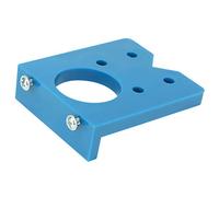 OVAQUIXI Guide de Perçage pour Gabarit de Charnière, Outil de Positionnement Facile pour Charnières de 35mm, Bricolage Menuiserie Bleu 1 unité