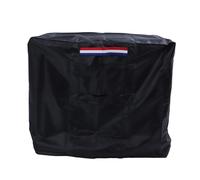 OVAQUIXI Housse de Foyer Rectangulaire, Polyester Enduit d'argent 420D de qualité Supérieure, Protection Complète pour Table de Feu à Gaz d'extérieur 28x28x25 Pouces