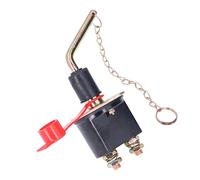 OVAQUIXI Interrupteur à Fiche 300A 12-24V avec Couvercle Anti-Poussière, Interrupteur de Batterie pour Véhicules, Bateaux et Camions, Coupe-Circuit Fiable pour Contrôle de Puissance