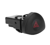 OVAQUIXI Interrupteur d'avertissement de Clignotant d'urgence Bouton de Feu 'avertissement de Danger OEM 8200442723 4 Broches Plug and Play Double Flash Design pour Pilotes MK II 1998 à 2005