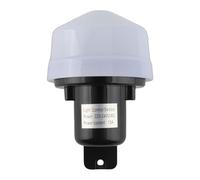OVAQUIXI Interrupteur de Commande D'éclairage avec Capteur Photocellule | Marche/arrêt Automatique Extérieur, Boîtier en Plastique, Capteur Crépusculaire intégré, Compatible avec la Plupart des