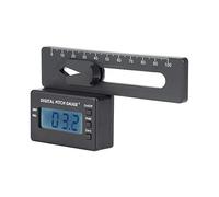 OVAQUIXI Jauge de Pas LCD Numérique Haute Précision pour Hélicoptère RC, Mesure Ultra Rapide pour Lames jusqu'à 800 Mm, Noir, 4,8 X 2,68 X 0,79", Taille Mini, Légère, pour les Amateurs RC
