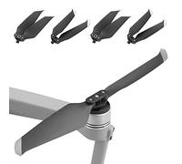 OVAQUIXI Jeu D'hélices Pliables pour Drone AIR 2, Conception Classique pour la Photographie Aérienne, 4 Pièces (Bord Noir argenté)