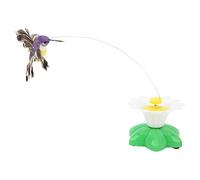 OVAQUIXI Jouet électrique Interactif pour Chat Oiseau Volant, Son Réaliste, Fonctionne sur Piles, adapté aux Chatons et aux Animaux Ludiques