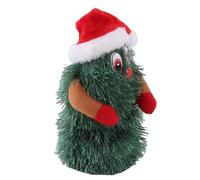OVAQUIXI Jouet en Peluche électrique Rotatif, Arbre de Noël Chantant et Dansant, Amusant et Interactif, Vacances, avec Musique et Mouvement, Célébration pour Enfants (Petite Taille)