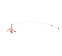 OVAQUIXI Jouet Interactif pour Chat avec Plumes Colorées et Clochette, pour Exercice et Jeu