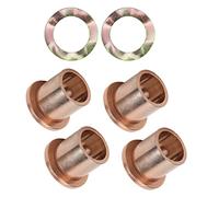 OVAQUIXI King Pin Kit de Bagues de Direction, Matériau en Bronze de Haute qualité, 6 Pièces de Rechange pour Les Modèles Precedent Gas Electric 2004+