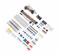 OVAQUIXI Kit de Composants électroniques, Ensemble Complet, Assortiment Amusant pour Débutants, Apprentissage de la Programmation avec Planche à Pain de 830 Points d'attache
