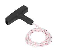 OVAQUIXI Kit de Cordon de Corde de Tronçonneuse Cordon de Traction de Tronçonneuse en ABS 5 Pièces avec Corde de Traction de 95 Cm Pièce de Rechange Résistante à l'usure pour MS380 MS381 pour Les