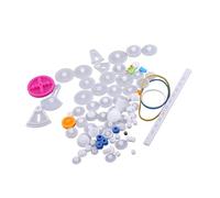 OVAQUIXI Kit de Poulie à Engrenages en Plastique, Ensemble d'Engrenages en Plastique Durable de 80 Types pour Moteur de Robot à Monter Soi-même et Fabrication de Modèles (85 Types de kit