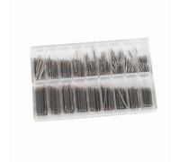 OVAQUIXI Kit de Réparation de Barres à Ressort de Montre en Acier Inoxydable, 360 Pièces Assorties de 8 à 25 Mm, Broches de Liaison de Bracelet pour Horlogers, Bijoutiers et Réglage du Bracelet de