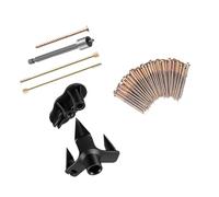 OVAQUIXI Kit de Réparation de Sol Grinçant Kit de Projet de Travail du Bois de Fixation au Sol élimine les Grincements de pour Moquettes et Planchers de Bois Franc avec 5 Outils