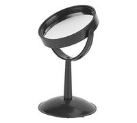 OVAQUIXI Kit D'optique Physique avec Miroir Convexe, Miroir Concave et Prisme Triple, Support de 100 Mm pour Apprentissage Scientifique des Enfants (concave)