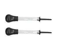 OVAQUIXI Kit Hydromètre 2 Pièces Testeur de densité Haute Précision pour Diverses Batteries Ensemble D'outils en Verre Facile à Utiliser