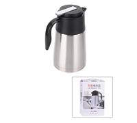 OVAQUIXI La Bouteille de Chauffe-eau Portable de Grande capacité de 1200 Ml pour Voiture Fait Bouillir Efficacement L'eau pour les Voyages en Conduite [acier Inoxydable 304] (12V)