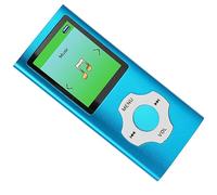 OVAQUIXI Lecteur MP3, Lecteur de Musique Portable avec Réduction du Bruit sans Perte, Prise en Charge MP3 WMA FLAC, Carte Mémoire 64 Go, Radio FM, Enregistrement Vocal, pour étudiants, (Bleu Ciel)