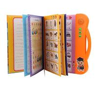 OVAQUIXI Livre de Son électronique de Machine à Apprentissage Arabe avec Stylo, Matériel de Formation Musicale (ORANGE)