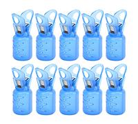 OVAQUIXI Lot de 10 Housses de Crochet de Pêche Durables en EVA pour Une Protection des Hameçons Pointus et Un Rangement Facile, Excellents Accessoires de Pêche pour Les Amateurs de, comme sur Les (S)