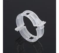 OVAQUIXI Lot de 100 Clips de Support pour Plantes en PP Transparent pour Semis de 2,0 à 4,5 Mm, Fixation Facile à Une Main pour Vignes, Légumes, Greffage dans Une Serre de Jardin