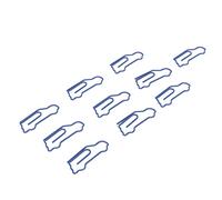 OVAQUIXI Lot de 100 Trombones en Forme de Voiture avec Finition Galvanisée pour la Classification des Fichiers de Documents, à la Maison, à L'école