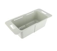 OVAQUIXI Lot de 2 Paniers de Congélation Réglables pour Congélateur Coffre, Bacs de Rangement Profonds, Extensibles avec Poignée pour L'organisation de la Cuisine, Plage de Longueur de (GREEN)