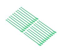 OVAQUIXI Lot de 20 Cuillères à Médicaments à Double extrémité, Mini Outil de Mesure pour Utilisation en Laboratoire, Cuillères D'échantillonnage en Plastique ABS, Conception Durable et Compacte