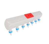 OVAQUIXI Mangeoire à Boissons pour Porcelets, Conception Suspendue Confortable, Tétine de Bétail, Outil d'alimentation en Lait pour Agneau, Matériau ABS