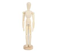 OVAQUIXI Mannequin en Bois articulé, Articulations Flexibles, Figurine de Modèle Artistique de 12 Pouces pour Artistes et Décoration Intérieure