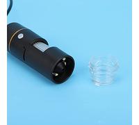 OVAQUIXI Microscope Numérique USB 300 000 Pixels, Caméra Loupe 1000X avec 8 Lumières LED et Base Métallique Universelle pour L'inspection des PCB et L'observation Biologique (30W)