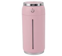 OVAQUIXI Mini Humidificateur de Voiture Portable, Matériau ABS, alimenté par USB avec Lumières Colorées et Arrêt temporisé pour une Utilisation à la Maison et au Bureau (PINK)