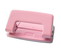 OVAQUIXI Mini Perforateur à Papier à 2 Trous, Espacement des Trous de 6mm, avec Conception à Double Trou pour le Bureau et les Voyages, capacité de Papier de 1mm D'épaisseur (PINK)