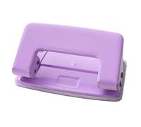 OVAQUIXI Mini Perforateur à Papier à 2 Trous, Espacement des Trous de 6mm, avec Conception à Double Trou pour le Bureau et les Voyages, capacité de Papier de 1mm D'épaisseur (PURPLE)