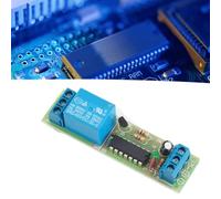 OVAQUIXI Module de Relais 1 Canal avec Puce CD4013 pour Projets D'automatisation - Isolation Optocoupleur 3 Pièces et Grande capacité de Charge pour L'électronique de Bricolage