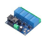 OVAQUIXI Module de Relais WiFi à 4 Canaux avec Contrôle par Application Mobile pour Système de Maison Intelligente, Distance de Transmission de 100 M (5V)