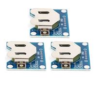 OVAQUIXI Module de Support de Pile Bouton, Support de Pile Bouton CR2032 Durable pour Planches à Pain, Paquet de 3 Cartes de Montage de 20mm