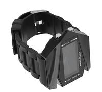OVAQUIXI Montre électronique LED avec Fonctions Date, Semaine et Alarme pour Enfants, Forme d'avion élégante, Conception étanche et Durable (Black)